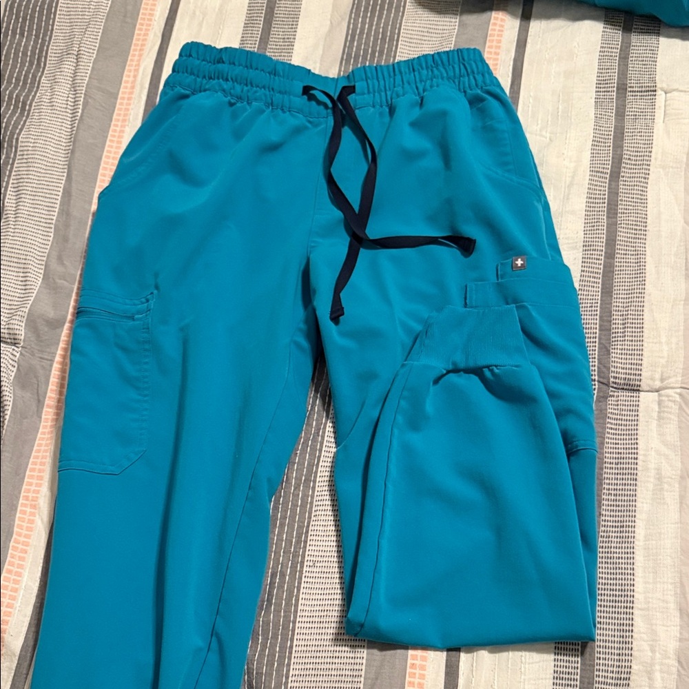 Figs Women’s Teal Uman Relaxed Scrub Pants
